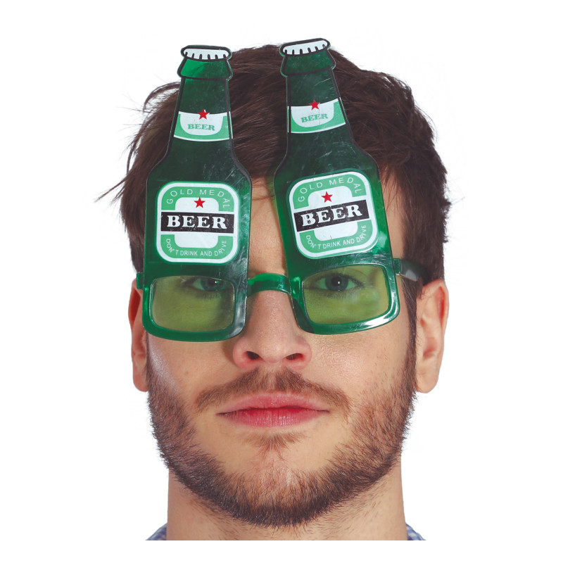 Brýle pivní láhve